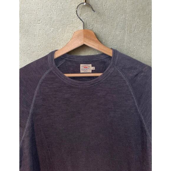 Faherty Legend Sweater Crew Sweatshirt Men’s Large Sunwashed Soft Twill Stretch - Picture 6 of 7